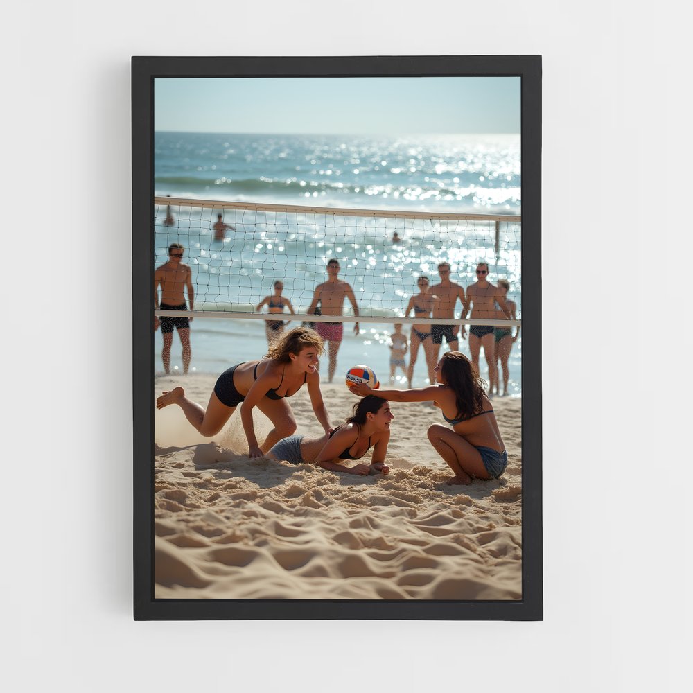 Poster Beach Volleyball Legends – affiche Beach-volley (vue 2)